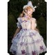 Classical Puppets Gateau de Antoinette Wisteria Daily OP and JSK(Limited Pre-Order/2 Colours/Full Payment Without Shipping)